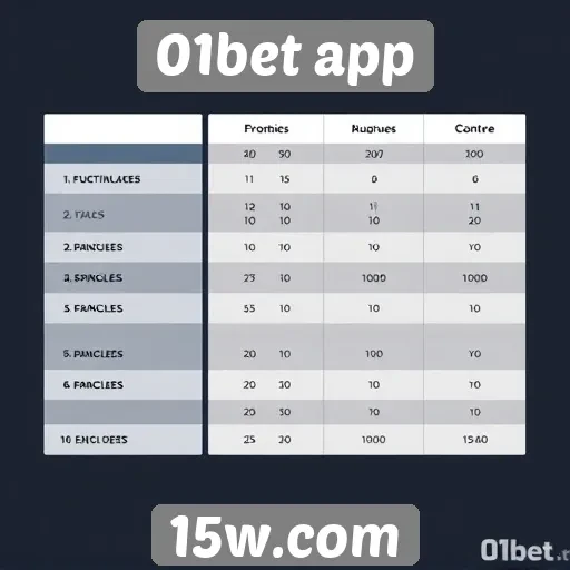 Comparativo entre 01bet app e concorrentes